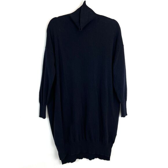Demylee Sweater Dress Women’s S 100% Cashmere Blue Turtleneck Long Sleeve - Picture 2 of 8